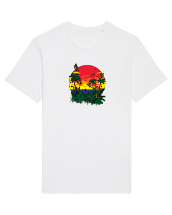 Butterfly Island Retro White