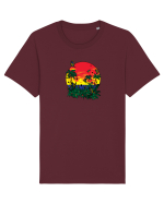 Butterfly Island Retro Tricou mânecă scurtă Unisex Rocker