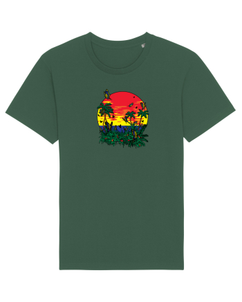 Butterfly Island Retro Bottle Green