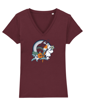Hip Parrot Retro Burgundy