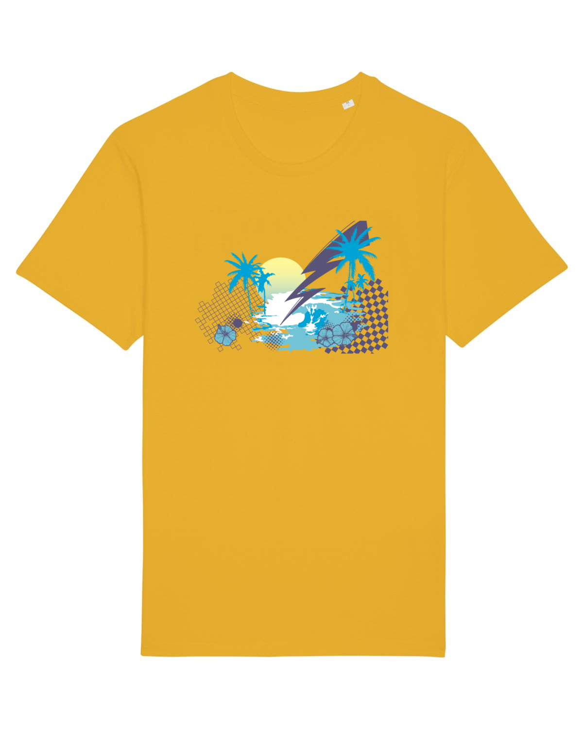 Tricou mânecă scurtă Unisex Rocker Spectra Yellow