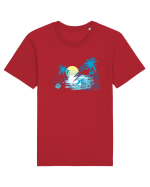 Blue Island Blitz Tricou mânecă scurtă Unisex Rocker