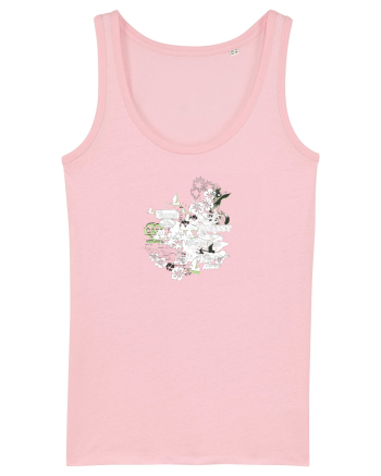 Hollywood Island Hibiscus Cotton Pink