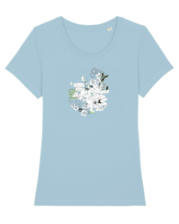 Hollywood Island Hibiscus Sky Blue