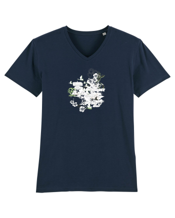Hollywood Island Hibiscus French Navy