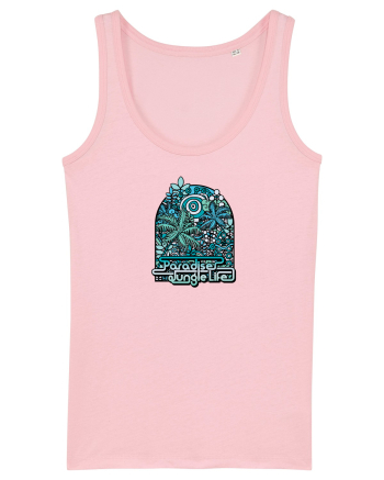 Paradise Jungle Life Cotton Pink