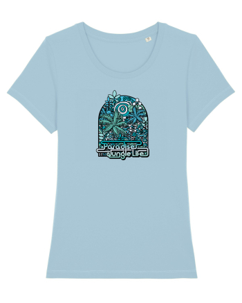 Paradise Jungle Life Sky Blue