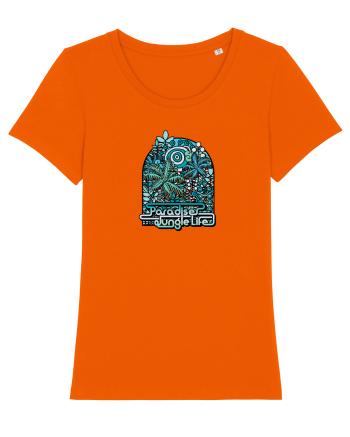 Paradise Jungle Life Bright Orange