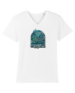 Paradise Jungle Life Tricou mânecă scurtă guler V Bărbat Presenter