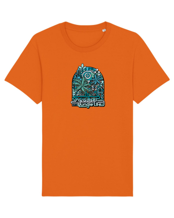 Paradise Jungle Life Bright Orange