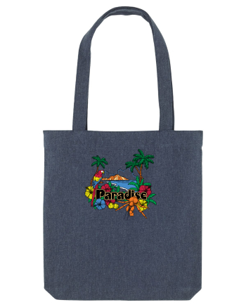 Paradise Island Parot Midnight Blue