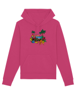 Paradise Island Parot Hanorac Unisex Drummer