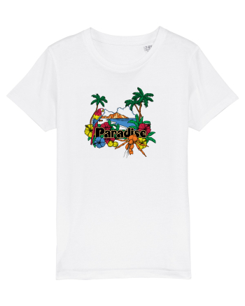 Paradise Island Parot White