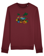 Paradise Island Parot Bluză mânecă lungă Unisex Rise