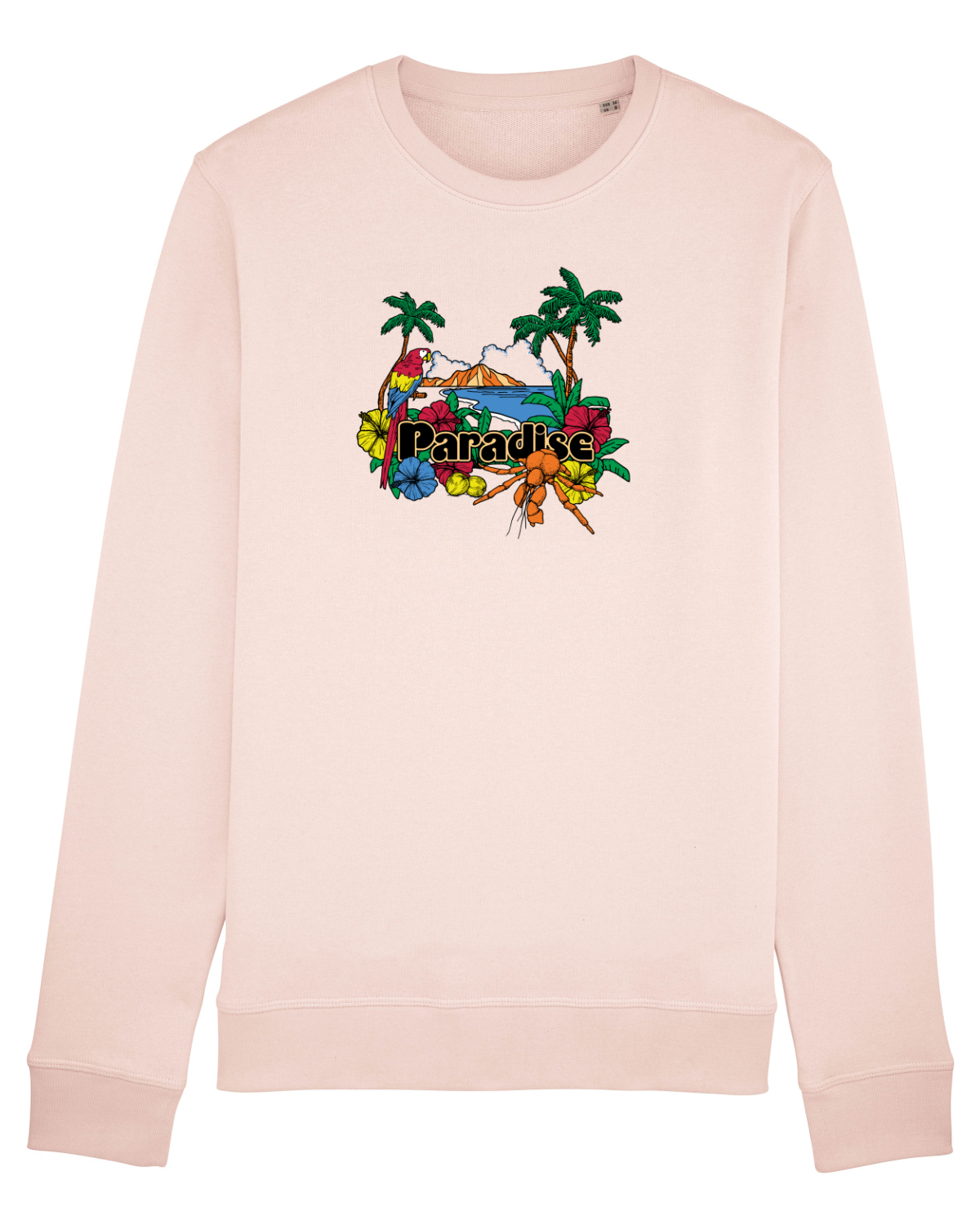 Bluză mânecă lungă Unisex Rise Candy Pink