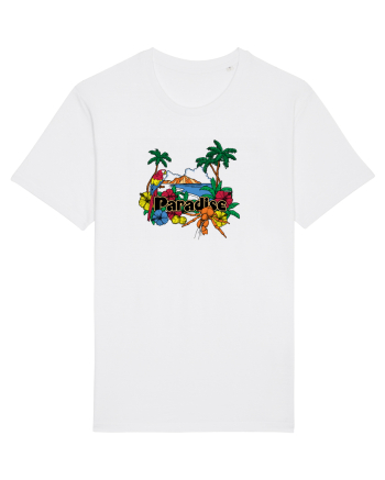 Paradise Island Parot White