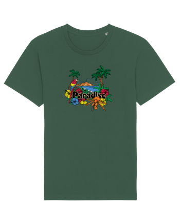 Paradise Island Parot Bottle Green