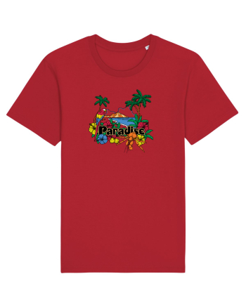 Paradise Island Parot Red