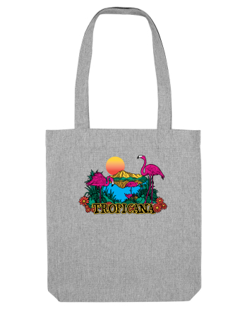 Tropicana Flamingo Sunset Heather Grey