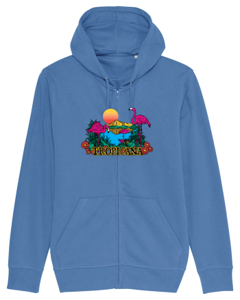 Tropicana Flamingo Sunset Bright Blue