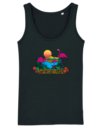 Tropicana Flamingo Sunset Black