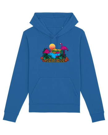 Tropicana Flamingo Sunset Royal Blue