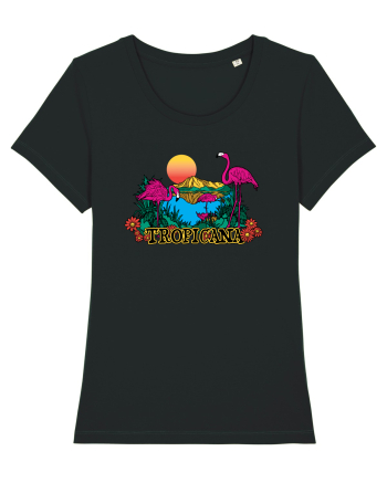 Tropicana Flamingo Sunset Black