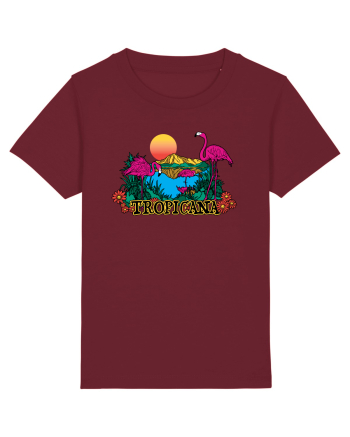 Tropicana Flamingo Sunset Burgundy