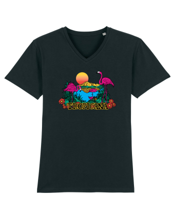 Tropicana Flamingo Sunset Black