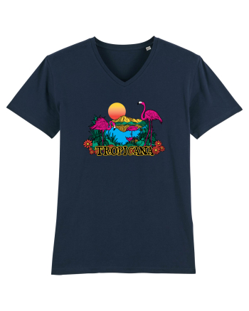 Tropicana Flamingo Sunset French Navy