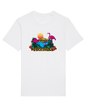 Tropicana Flamingo Sunset White