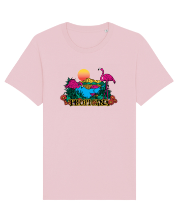 Tropicana Flamingo Sunset Cotton Pink