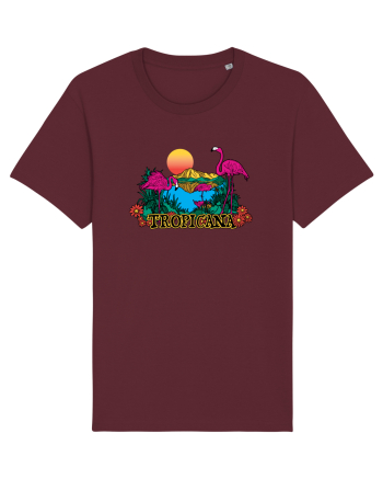 Tropicana Flamingo Sunset Burgundy