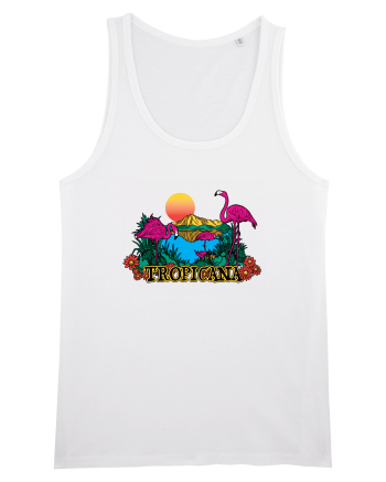 Tropicana Flamingo Sunset White