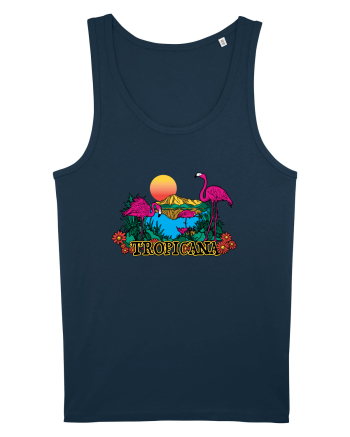 Tropicana Flamingo Sunset Navy