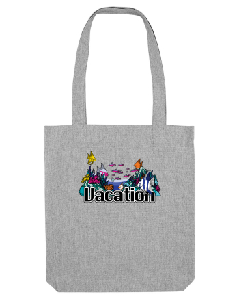Vacation Fish Ocean Heather Grey