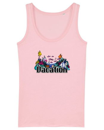 Vacation Fish Ocean Cotton Pink