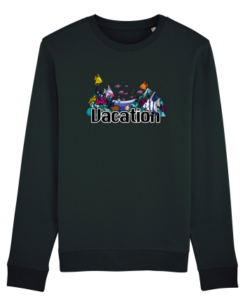 Vacation Fish Ocean Black