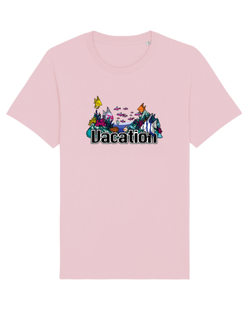 Vacation Fish Ocean Cotton Pink