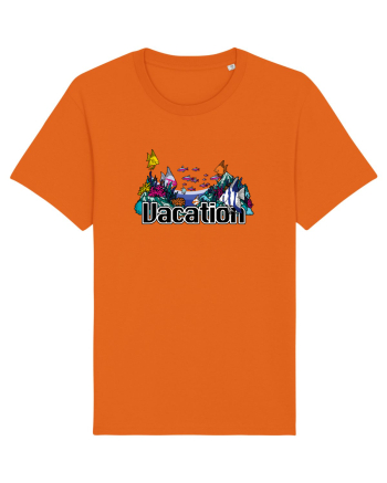 Vacation Fish Ocean Bright Orange