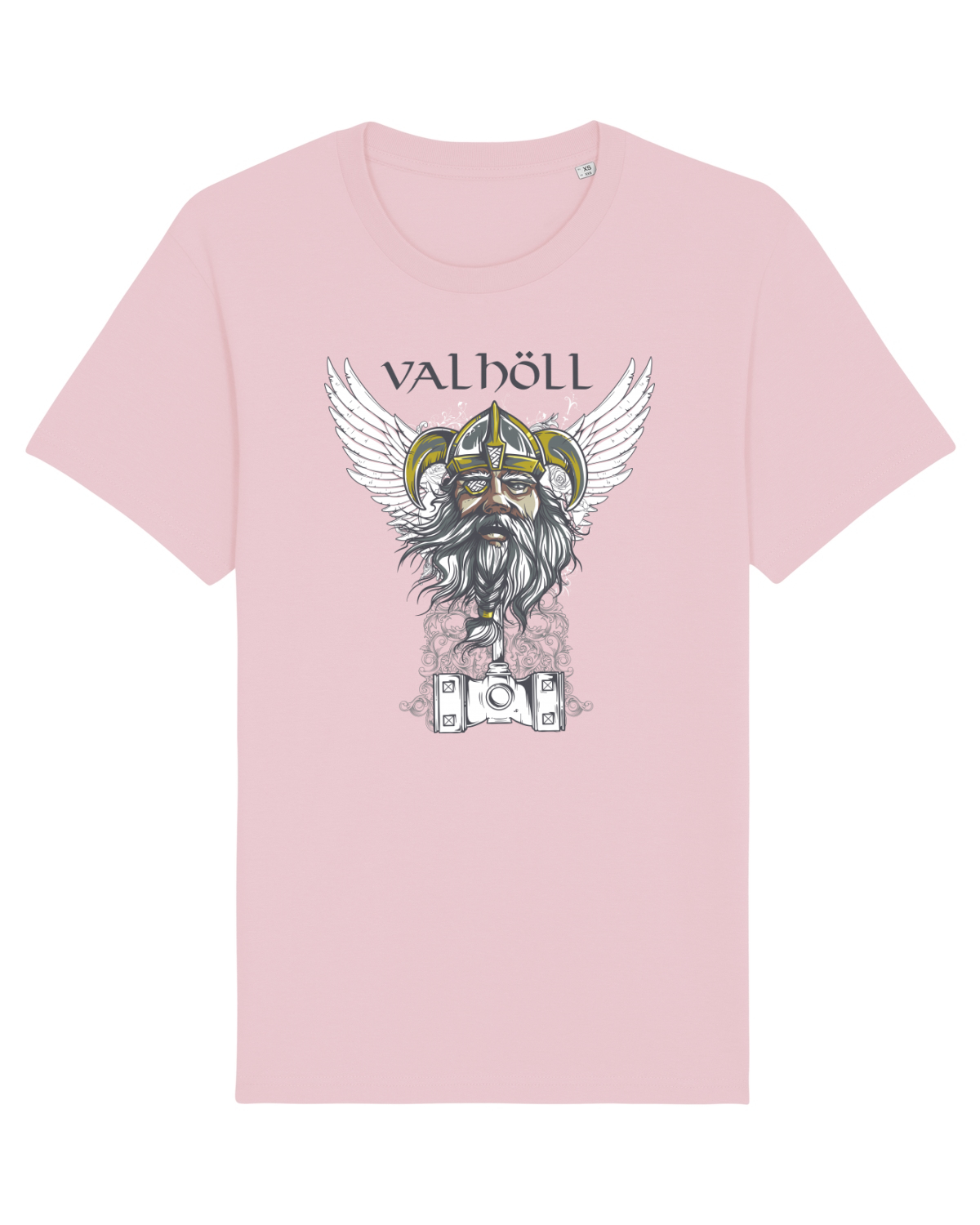Tricou mânecă scurtă Unisex Rocker Cotton Pink