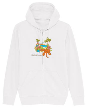 Island Crab Parrot Retro White