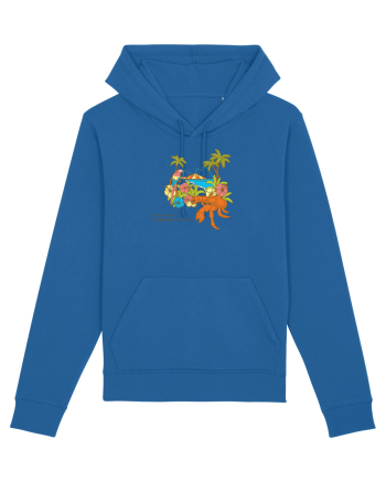 Island Crab Parrot Retro Royal Blue