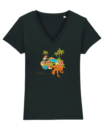 Island Crab Parrot Retro Black