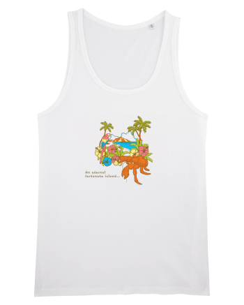 Island Crab Parrot Retro White