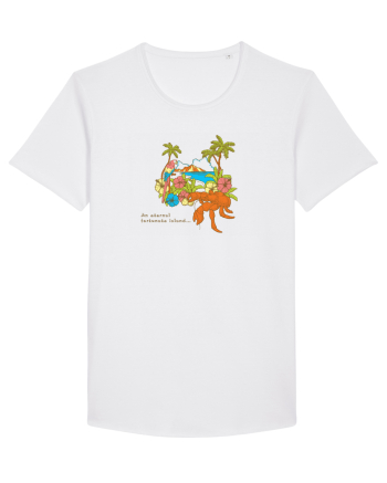 Island Crab Parrot Retro White