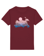 Flamingo Sunset Retro Tricou mânecă scurtă  Copii Mini Creator