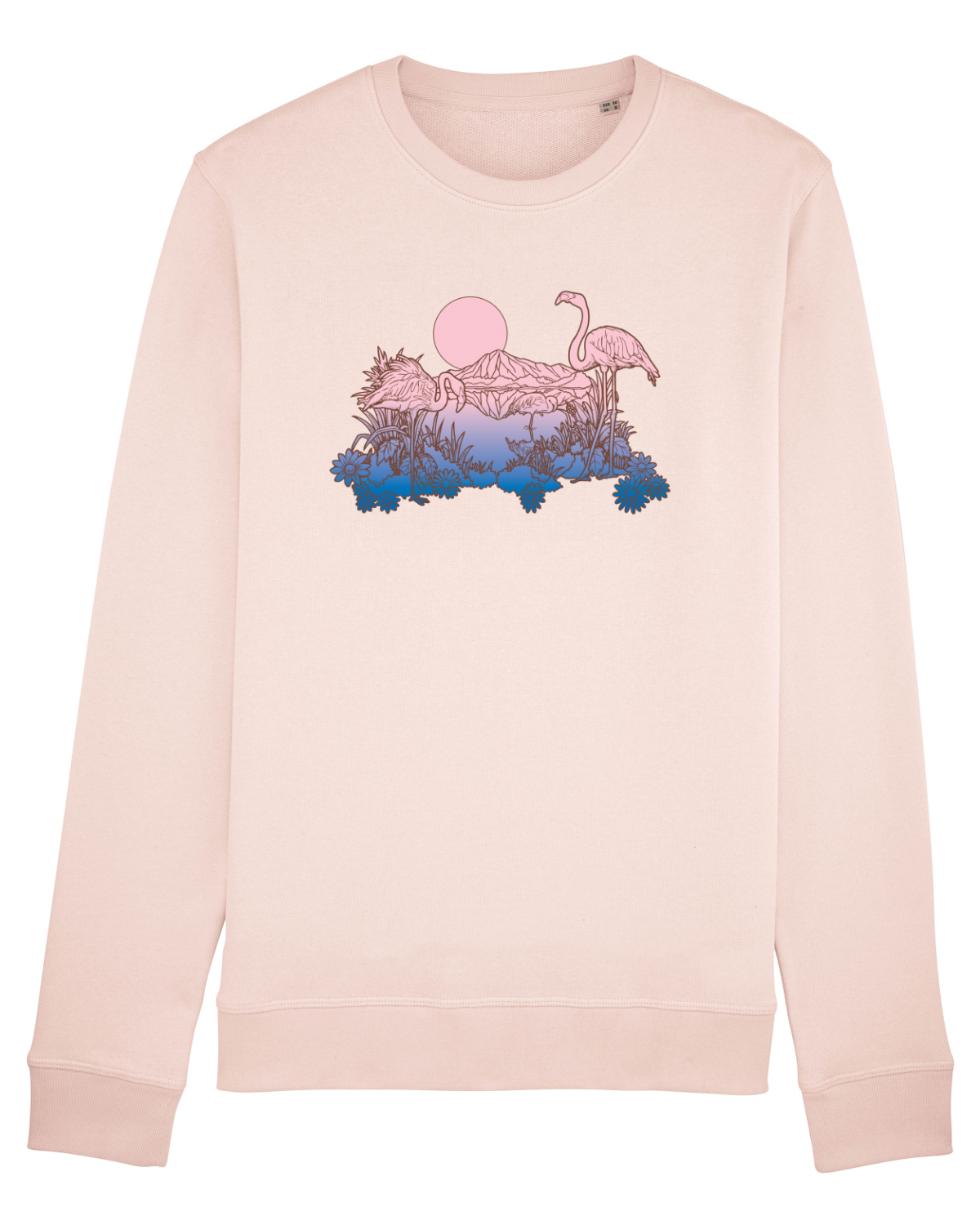 Bluză mânecă lungă Unisex Rise Candy Pink