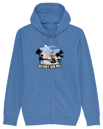 Resort Sailing Retro Bright Blue
