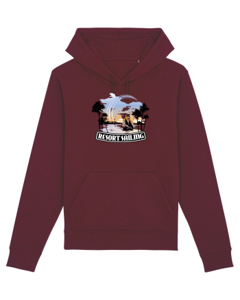 Resort Sailing Retro Burgundy